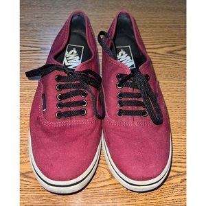 Vans! Maroon men's size 5/Womens 6.5. Gently used